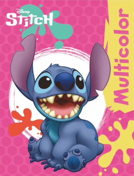 Libro da colorare punto intro multicolore con 32 pagine