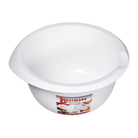 Ciotola Westmark, 2,5 l, con beccuccio, plastica, bianco, 3152227w