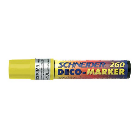 Pennarello decorativo in gesso Schneider 260 giallo fluoro