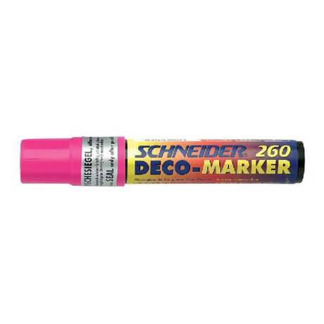Pennarello a gesso schneider maxx260 rosa 5-15 mm