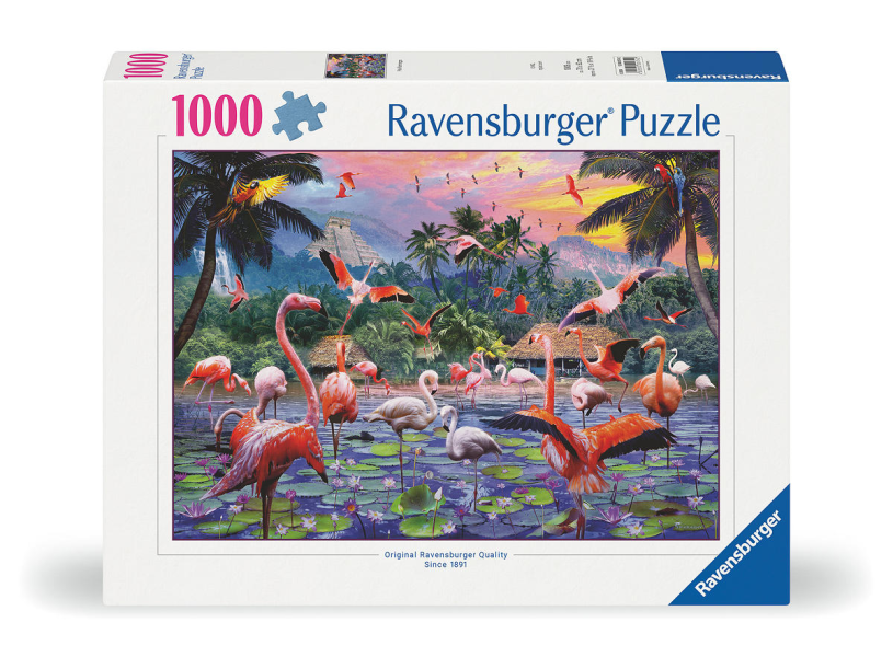 Ravensburger fenicotteri rosa 1000 pezzi