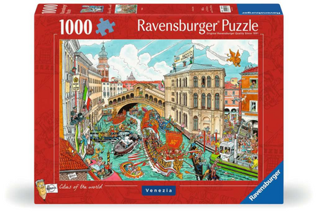Puzzle Ravensburger Fleroux Venezia, 1000 pezzi.