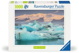 Puzzle Ravensburger Jokulsarlon Islanda - Paesaggio da 1000 pezzi.