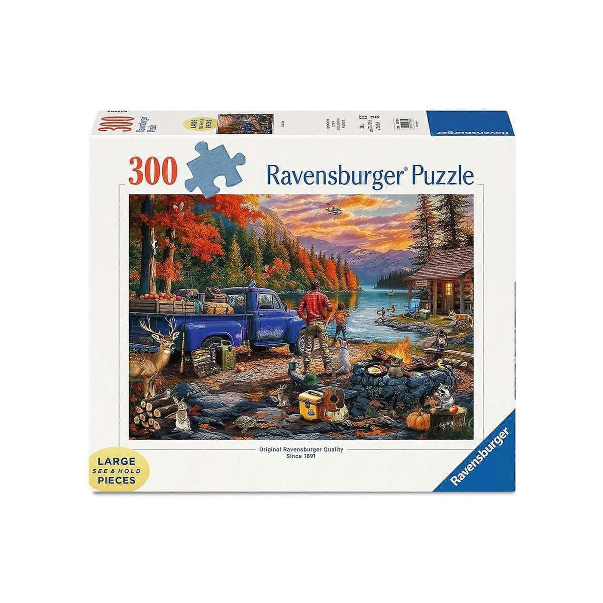 Ravensburger – Lago al tramonto – Puzzle da 300 pezzi