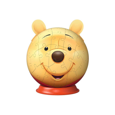 Ravensburger – Disney Winnie the Pooh – Palla puzzle 3D con orecchie – 77 pezzi