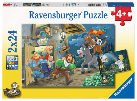 Ravensburger Puzzle Fiabe - puzzle - 2x24 pezzi