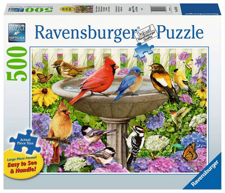 Puzzle Ravensburger nella vasca degli uccelli - puzzle - 500 pezzi
