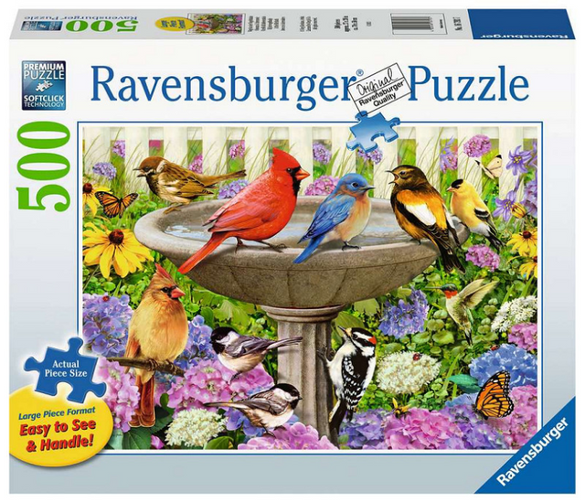 Puzzle Ravensburger nella vasca degli uccelli - puzzle - 500 pezzi