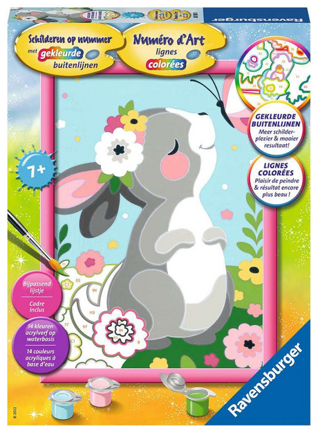Ravensburger figlio coniglietto e farfalla