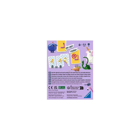 Ravensburger – gioco di carte snackaroo – velocità e memoria