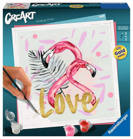 Dipinto Ravensburger con i numeri Dipinto Ravensburger Creart con i numeri - amore