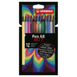 Penna Stabilo 68 - pennarello - artistico - set di 12 set