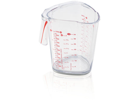 Misurino Leifheit comfortline - 1 litro - incl. base antiscivolo - incl. beccuccio - lavabile in lavastoviglie - trasparente