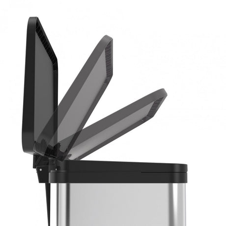 Hailo 0619-260 pattumiera a pedale öko uno plus m 17l nero