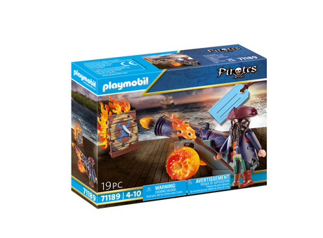 Set regalo Playmobil pirata con cannone - 71189