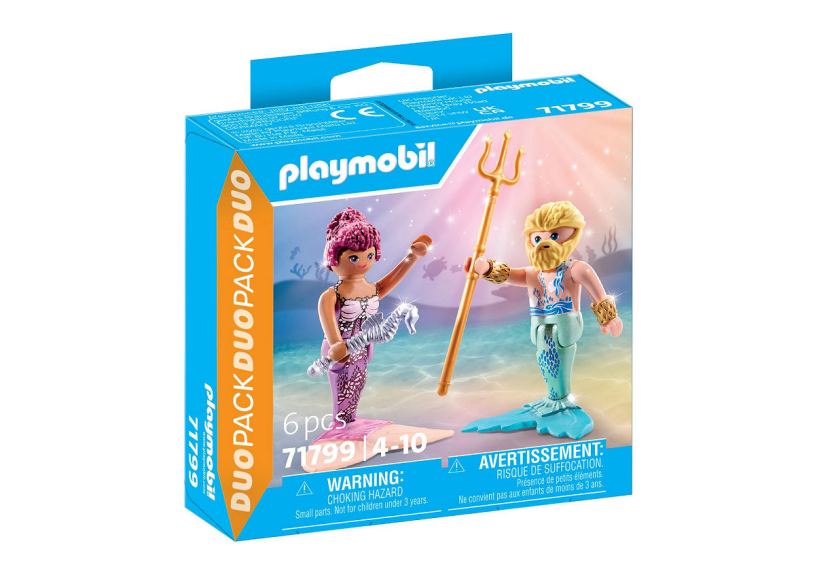 Playmobil 71799 sirena e tritone | 2 pezzi