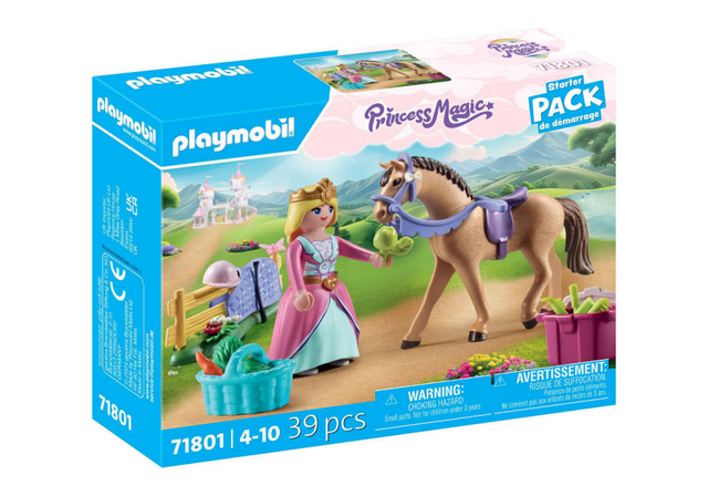 Starter pack Playmobil Pricess Magic - principessa con cavallo 71801