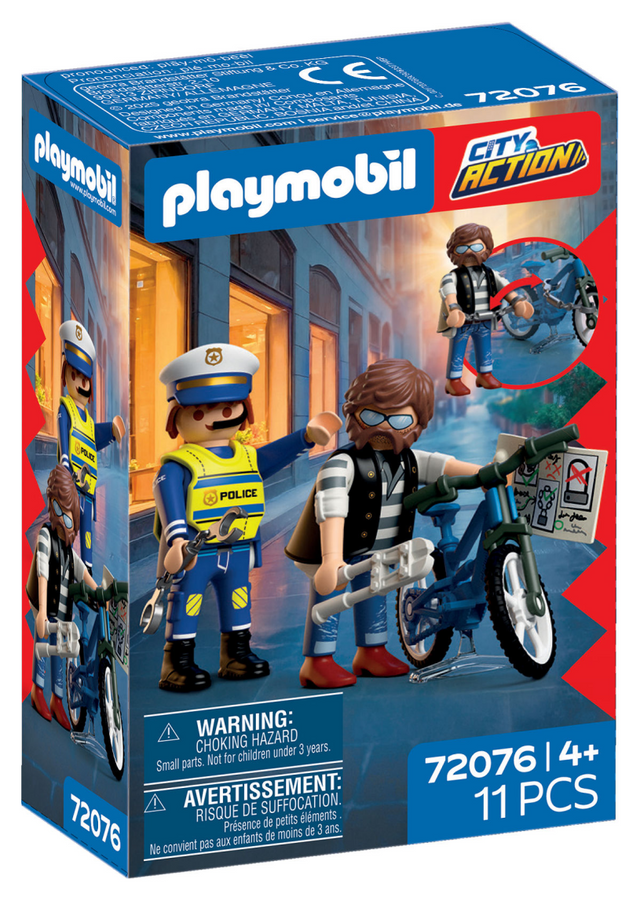 Playmobil 72076 furto di biciclette | 2 pezzi
