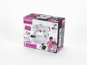 Klein Toys Fashion Passion Macchina da cucire per bambini - incl. tutte le forniture: bianco rosa