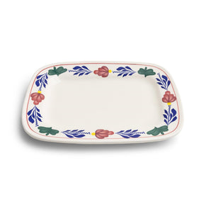 Plateau Boerenbont 25x18 cm scatola in terracotta da 2 pezzi