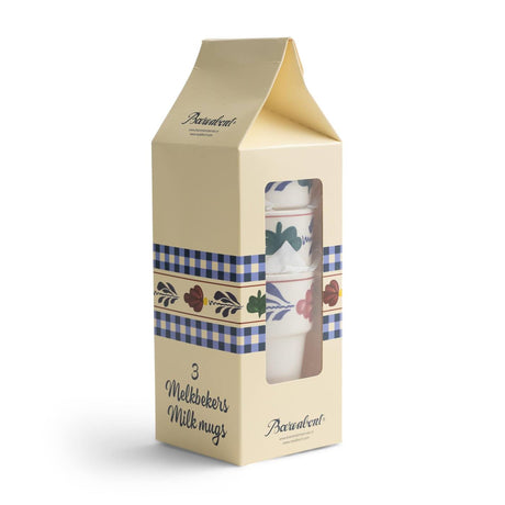 Boerenbont tazza da latte sonja set da 3 in confezione di cartone del latte 25cl