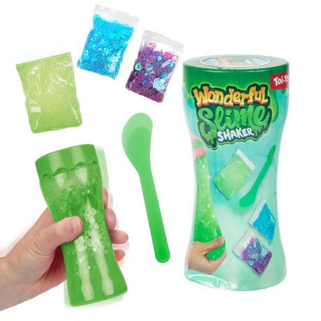 I giocattoli fanno lo slime, uno slime meraviglioso