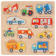 Puzzle sullo sfondo. Veicoli. 10 de