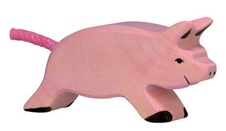 Maiale Holztiger, in corsa. 8 cm.