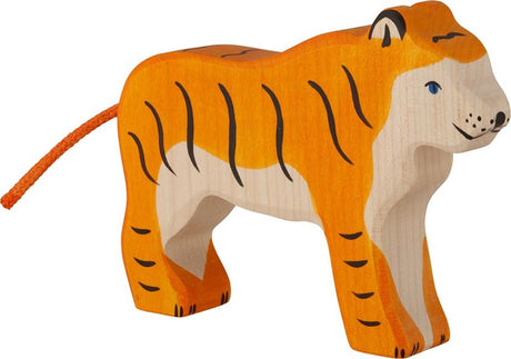 Tigre Holztiger, in piedi. 14 cm.