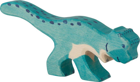 Dinosauro Holztiger - pachicefalosauro - 15x2x8 cm - figura in legno - fatto a mano