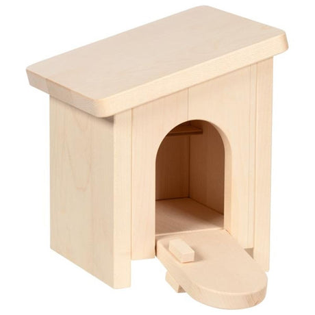 Holztiger piccola stalla, montata. 16x15