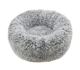 Letto per cani in palissandro argento grigio lanugine