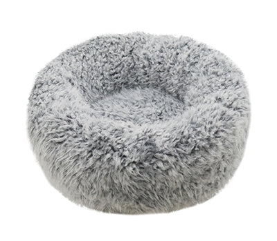 Letto per cani in palissandro argento grigio lanugine