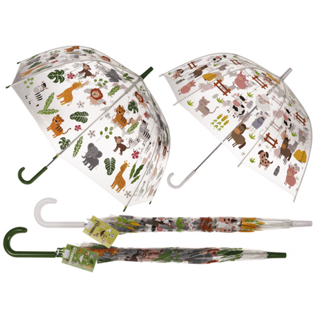 Ombrello trasparente per bambini. d: ca. 72 cm