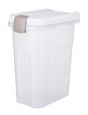 Trixie contenitore ermetico con serratura in plastica trasparente bianco bianco