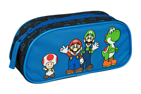 Astuccio Undercover Super Mario blu con cerniera