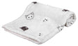 Trixie coperta mimi morbido peluche grigio chiaro