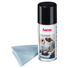 Schiuma detergente per notebook Hama da 100 ml con panno