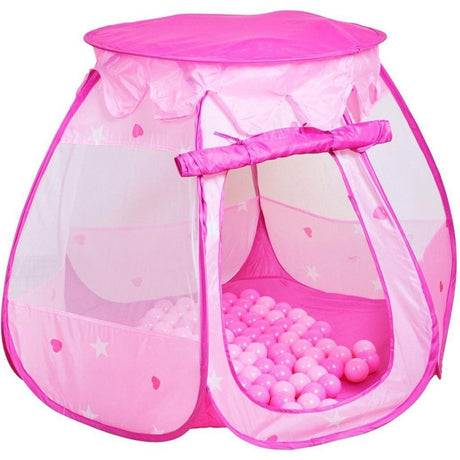 Tenda da gioco Knorrtoys di altre marche con 100 palline rosa