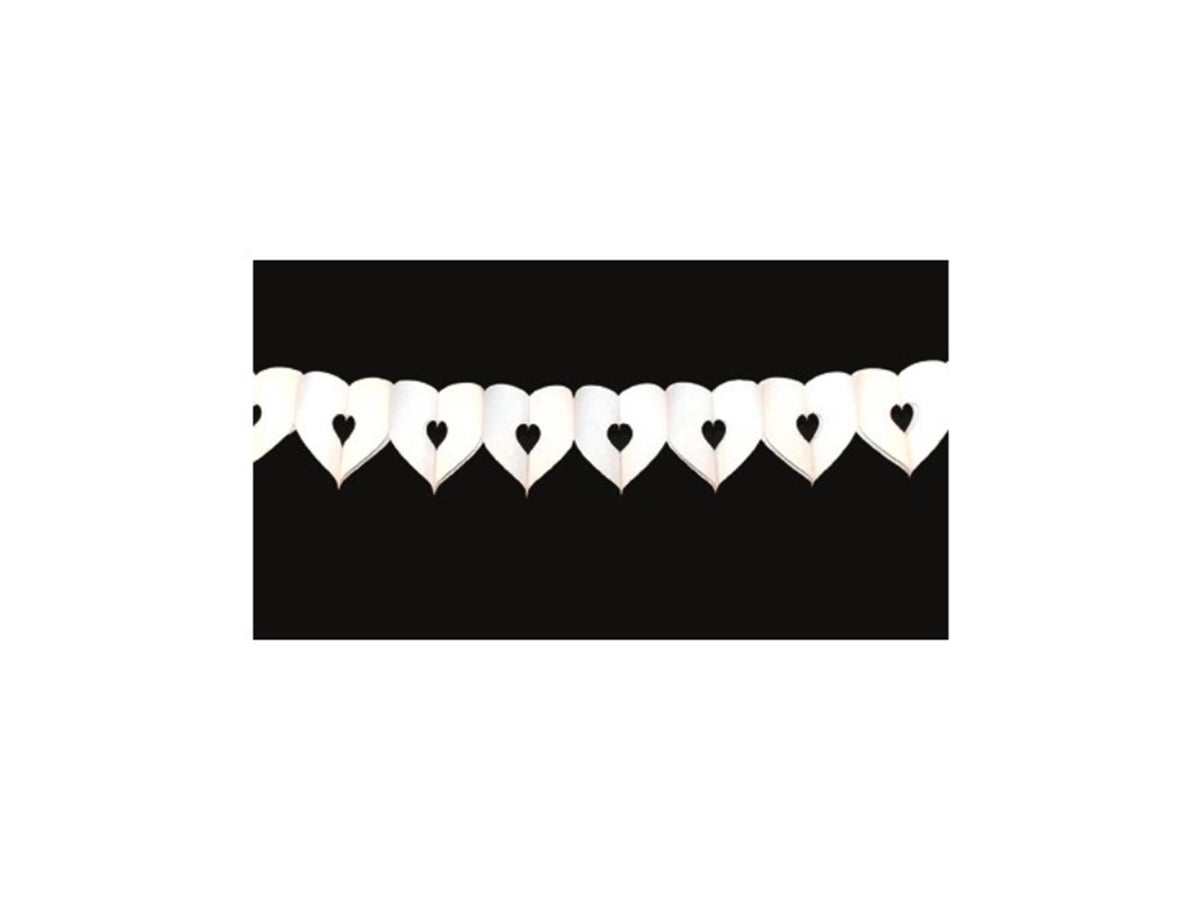 Ghirlanda Haza cuore bianco 6 metri ghirlanda cuore bianco 6 metri
