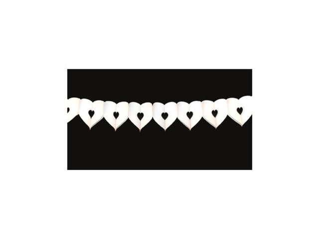 Ghirlanda Haza cuore bianco 6 metri ghirlanda cuore bianco 6 metri
