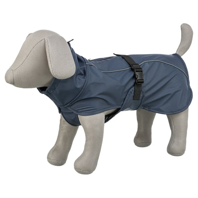 Trixie be nordic impermeabile per cani - blu husum - lunghezza schiena 50 cm - xl