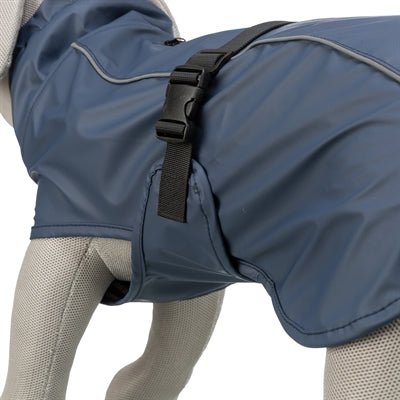 Trixie be nordic impermeabile per cani - blu husum - lunghezza schiena 62 cm - xxxl