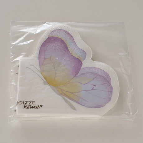 Tovaglioli casa Boltze fantasia farfalla 16x15x1cm
