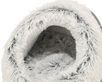 Trixie cesta per gatti igloo harvey grigio bianco-nero