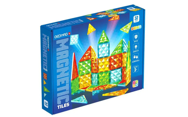 Oku geomag piastrelle magnetiche gemme 32 pezzi