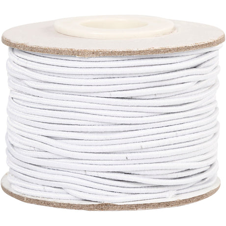 Azienda creativa https: www.cchobby.nl corda-elastica-spessore-1-mm-bianco-25-m-1-rotolo