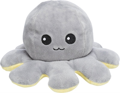Trixie peluche reversibile polpo grigio giallo