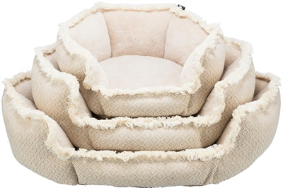 Trixie cuccia per cani boho angolare beige