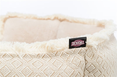 Trixie cuccia per cani boho angolare beige